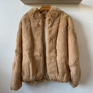 Rabbit Fur Winter Coat